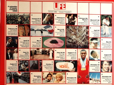 The cover of LIFE Magazine “The Year In Pictures 1983”