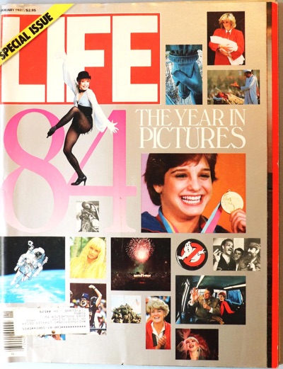The cover of LIFE Magazine “The Year In Pictures 1984”