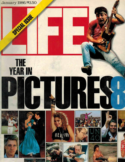 The cover of LIFE Magazine “The Year In Pictures 1985”