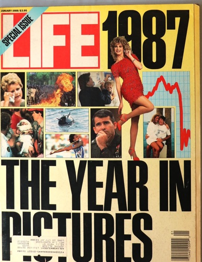 The cover of LIFE Magazine “The Year In Pictures 1987”