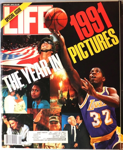 The cover of LIFE Magazine “The Year In Pictures 1991”