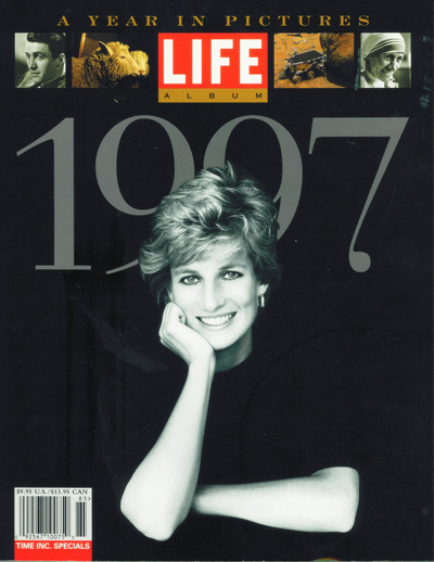 The cover of LIFE Magazine “The Year In Pictures 1997”
