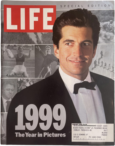 The cover of LIFE Magazine “The Year In Pictures 1999”