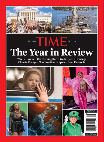 The cover of TIME Magazine “The Year In Review 2022”