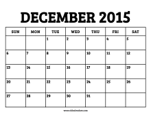 December 2015 Calendar Printable Old Calendars December 2015 Calendar Printable Old Calendars